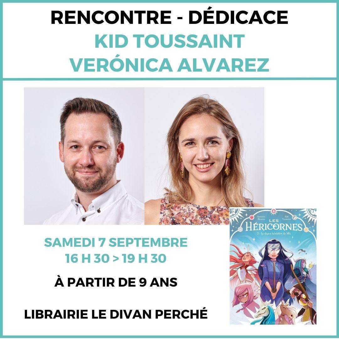 Dédicace : Véronica Álvarez & Kid Toussaint (Les Héricornes T.2)