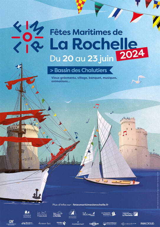 Fêtes maritimes de La Rochelle : Rémi Farnos et Carlos Puerta (Les Aventuriers de l'Urraca, Bruce J. Hawker)