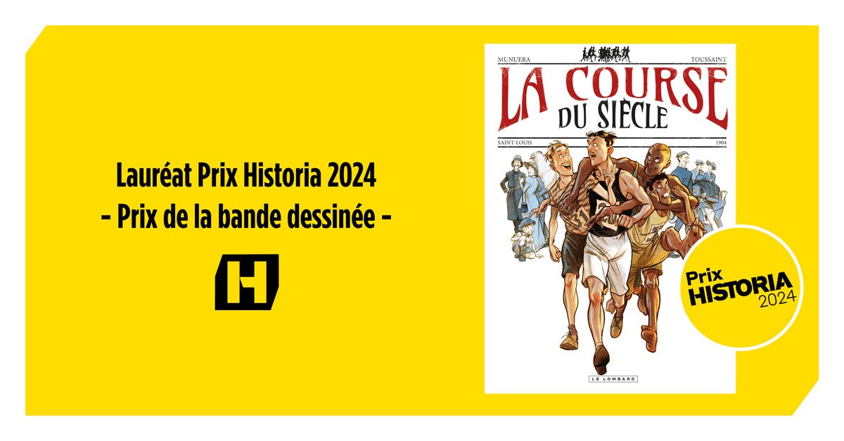 Le Prix Historia de la bande dessinée 2024 décerné à La Course du Siècle !