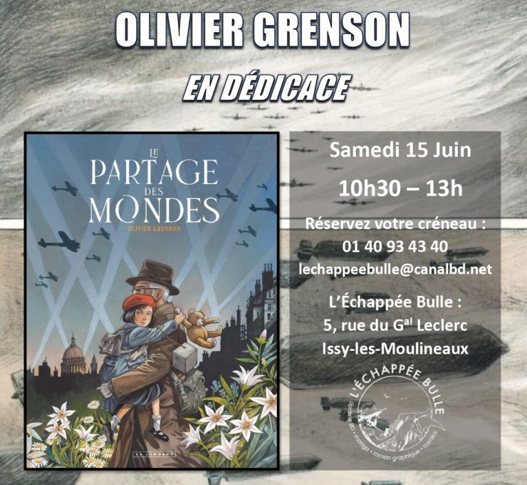 Dédicace : Olivier Grenson (Le Partage des Mondes)