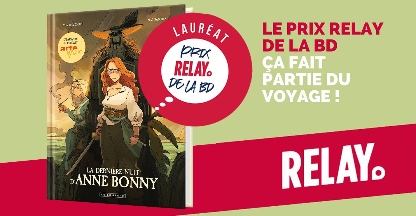 La Dernière Nuit d'Anne Bonny remporte le Prix BD Relay 2024 !