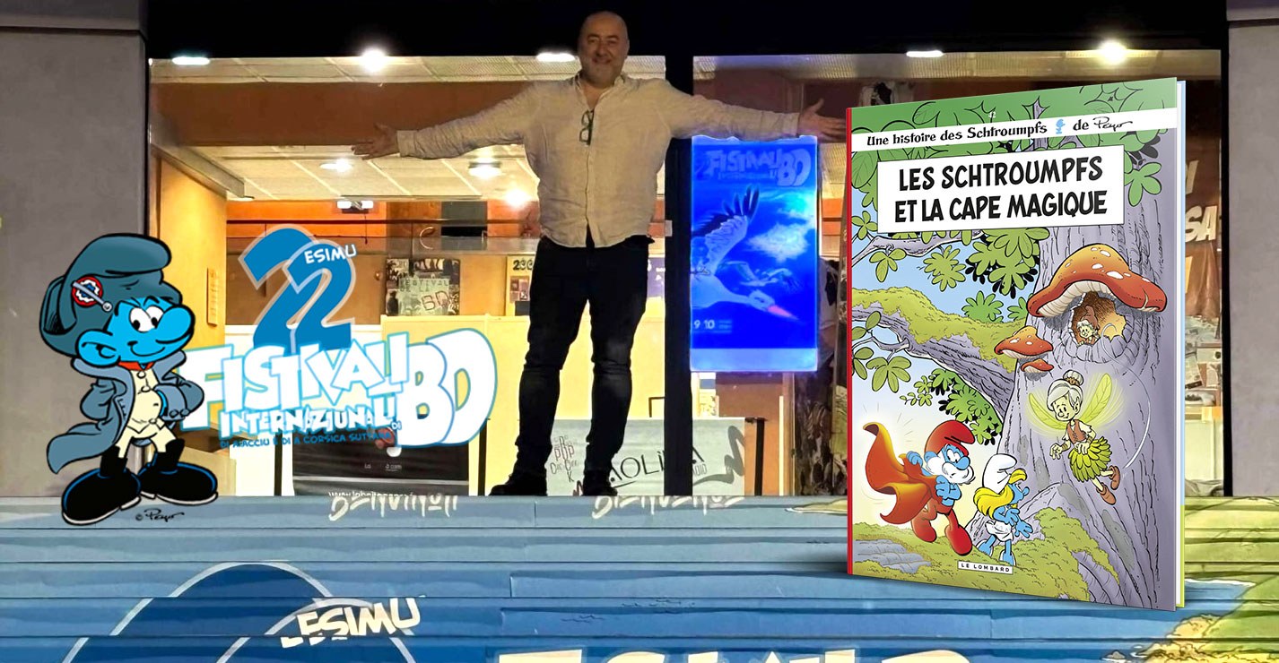 Grand Prix du Festival International de la BD d'Ajaccio pour Miguel Diaz Vizoso et les Schtroumpfs !