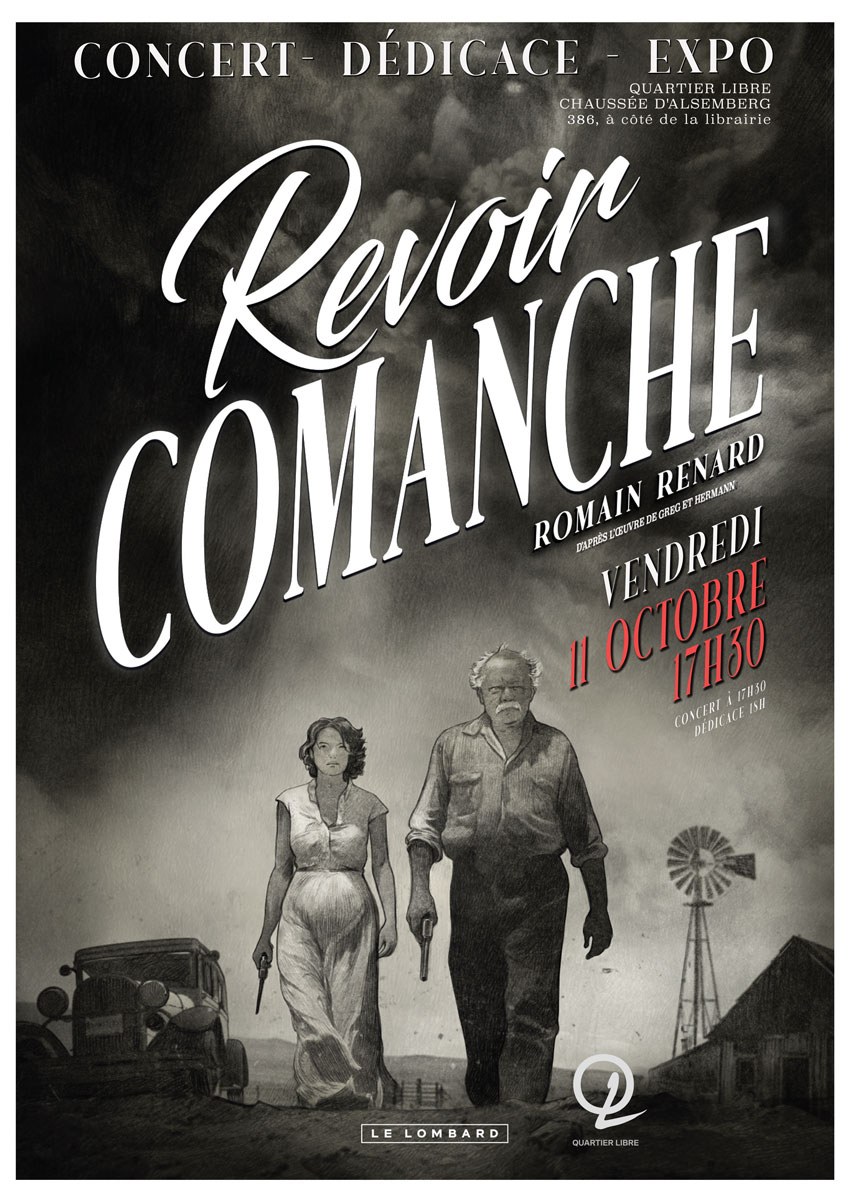 Rencontre , dédicace & showcase : Romain Renard (Revoir Comanche)