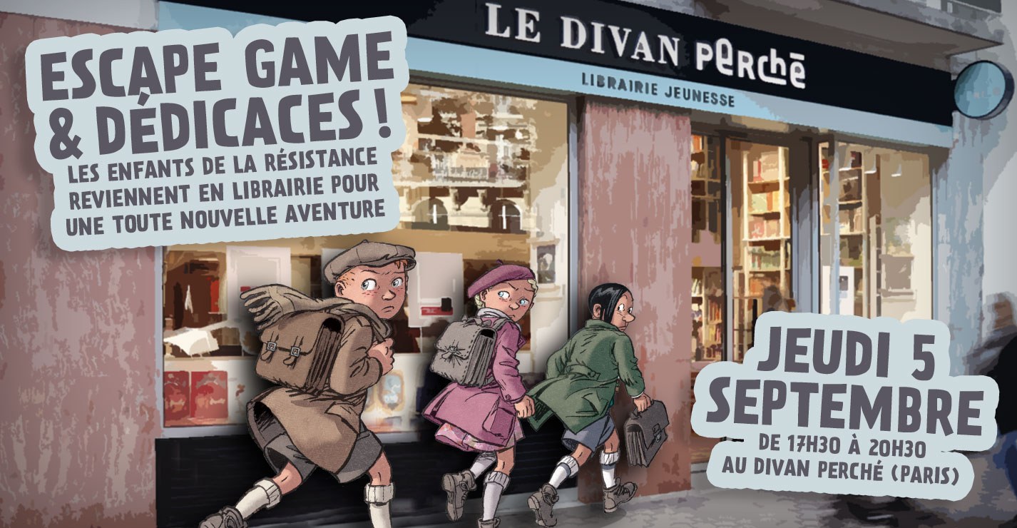 Escape Game & Dédicace : Les Enfants de la Résistance